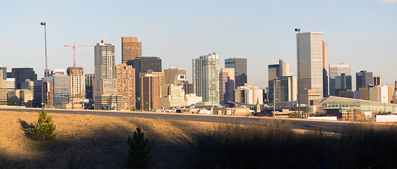 Image showing Mile High City Denver Colorado Downtown Skyline