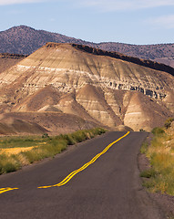 Image showing Painted Hills Fossil Beds Oregon State USA North America