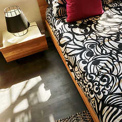 Image showing Bright cozy bedroom