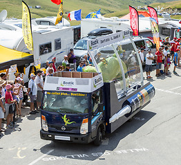 Image showing  Bostik Vehicle in Alps - Tour de France 2015