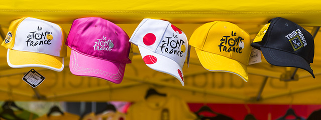 Image showing Le Tour de France Promotional Caps - Tour de France 2015