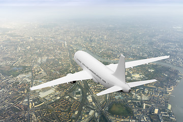 Image showing plane over London