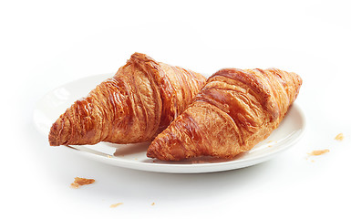 Image showing freshly baked croissants