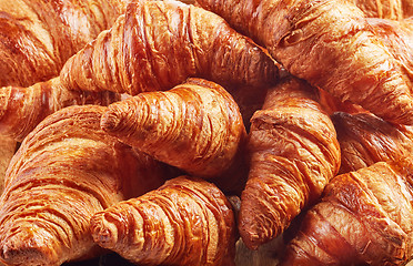 Image showing freshly baked croissants