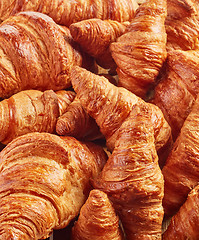 Image showing freshly baked croissants