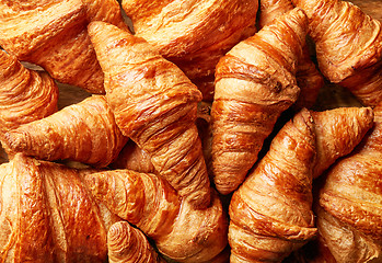 Image showing freshly baked croissants