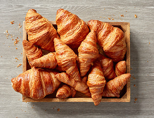 Image showing freshly baked croissants