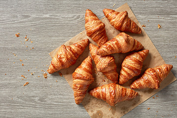 Image showing freshly baked croissants