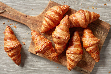 Image showing freshly baked croissants