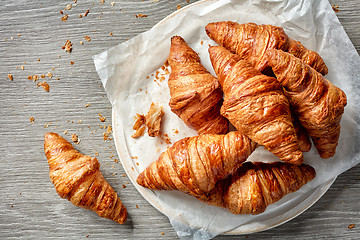 Image showing freshly baked croissants