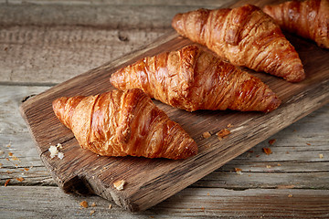 Image showing freshly baked croissants