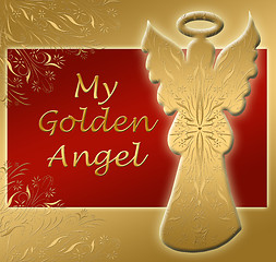 Image showing golden angel