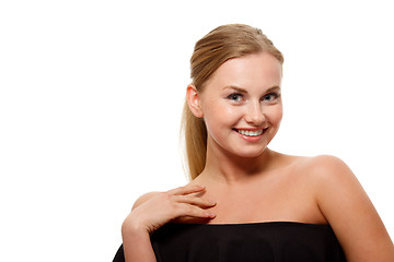 Image showing Woman on clean white background