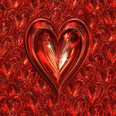 Image showing sparkling heart