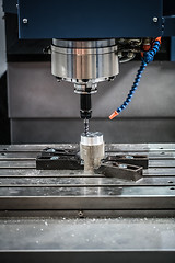 Image showing Metalworking CNC milling machine.