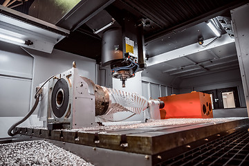 Image showing Metalworking CNC milling machine.