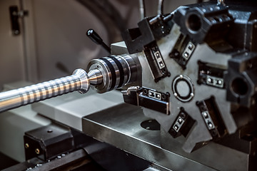 Image showing Metalworking CNC milling machine.