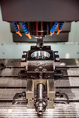 Image showing Metalworking CNC milling machine.