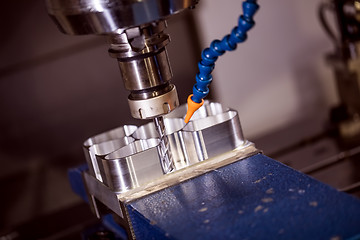 Image showing Metalworking CNC milling machine.