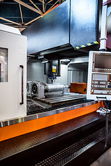 Image showing Metalworking CNC milling machine.