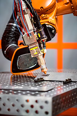 Image showing Fibre laser robotic remote cutting system