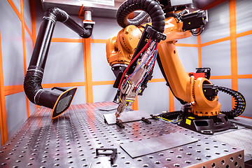 Image showing Fibre laser robotic remote cutting system