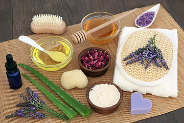 Image showing Herbs and Flowers for Skincare