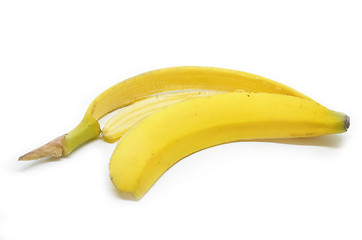 Image showing Slippery banana skin