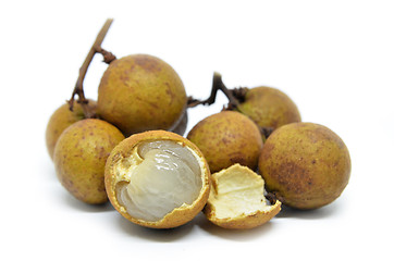 Image showing Longan on white background