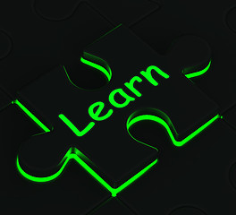 Image showing Learn Puzzle Shows College Education