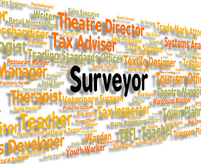 Image showing Surveyor Job Represents Hiring Employment And Hire