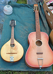 Image showing Mandola and Guitar