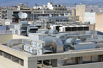 Image showing Rooftop Air Conditioners