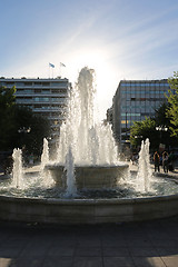 Image showing Syntagma Square Fountain