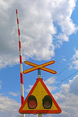 Image showing Level Crossing Light