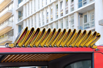 Image showing Open Top Roof Bus