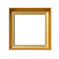 Image showing Golden Square Frame
