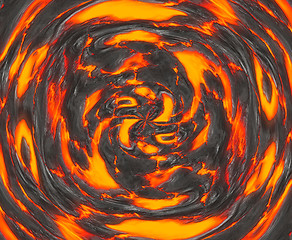 Image showing swirling magma