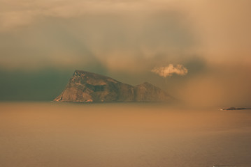 Image showing Cliff in distance