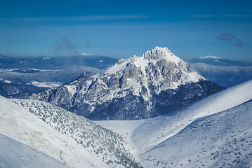 Image showing Mountains and peaks