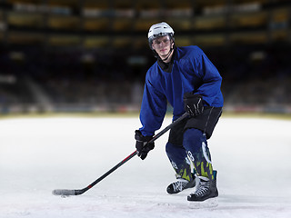 Image showing ice hockey player in action