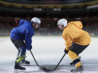 Image showing ice hockey sport players