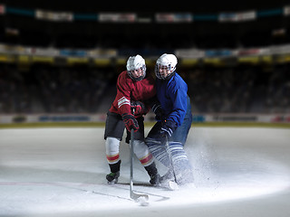 Image showing ice hockey sport players