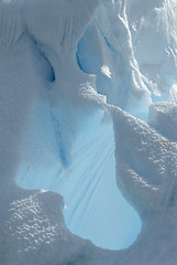 Image showing Beautiful view of icebergs in Antarctica