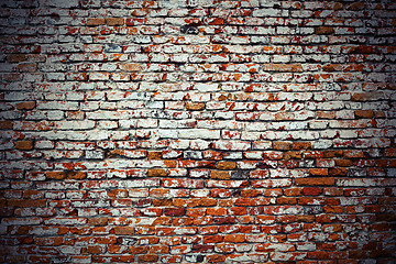 Image showing vintage textural image of brick wall