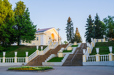 Image showing Staircase in the City Park in Sillamäe, Estonia