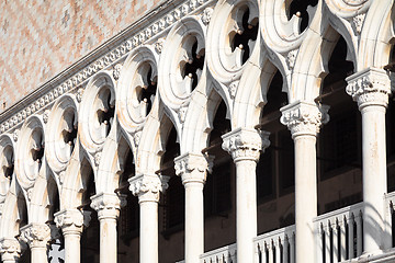 Image showing Venice, Italy - Columns perspective