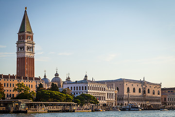 Image showing Venice view at sunrise