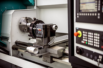 Image showing Metalworking CNC milling machine.