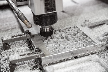 Image showing Metalworking CNC milling machine.